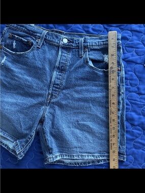 Levi's Blue Denim Jean Shorts